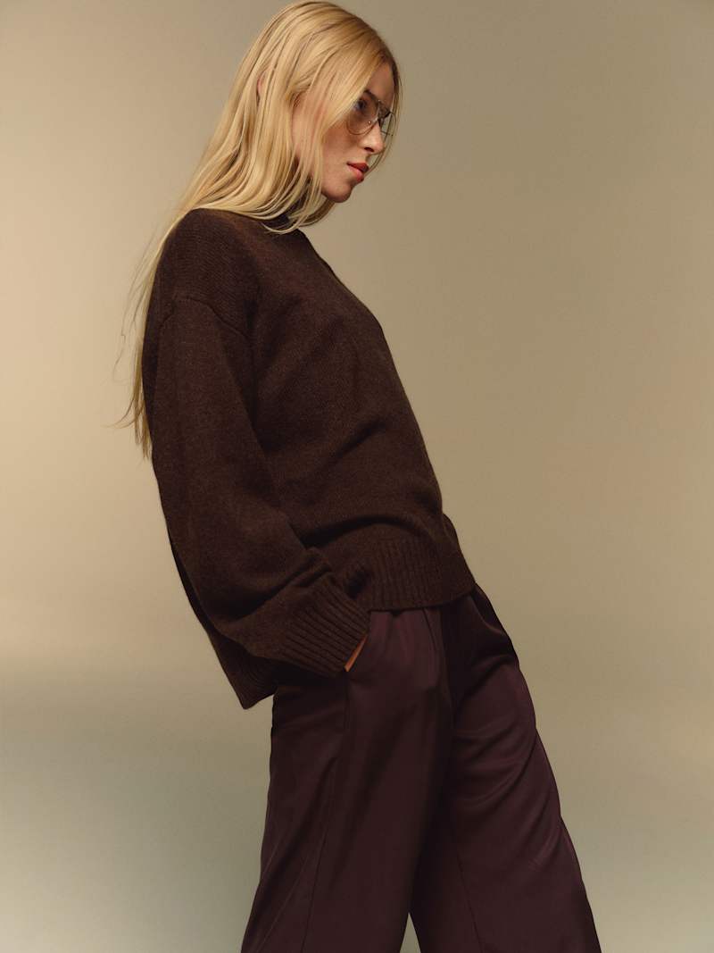 Cove Cashmere Oversized Crew