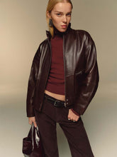 Veda Harrison Leather Oversized Bomber