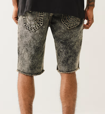 RICKY MARLED SUPER T FRAYED SHORT