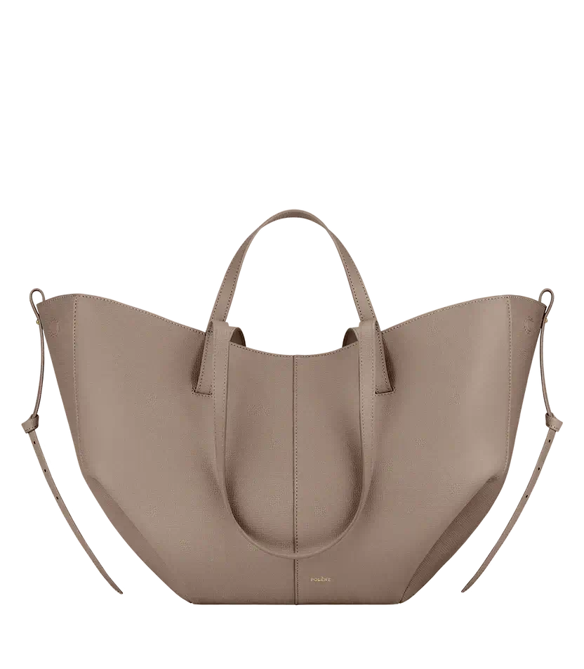 Polene Cyme Edition Textured Taupe - Size: One Size Bags | Shop From The Mirage