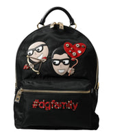 Luxury Black Embellished Backpack