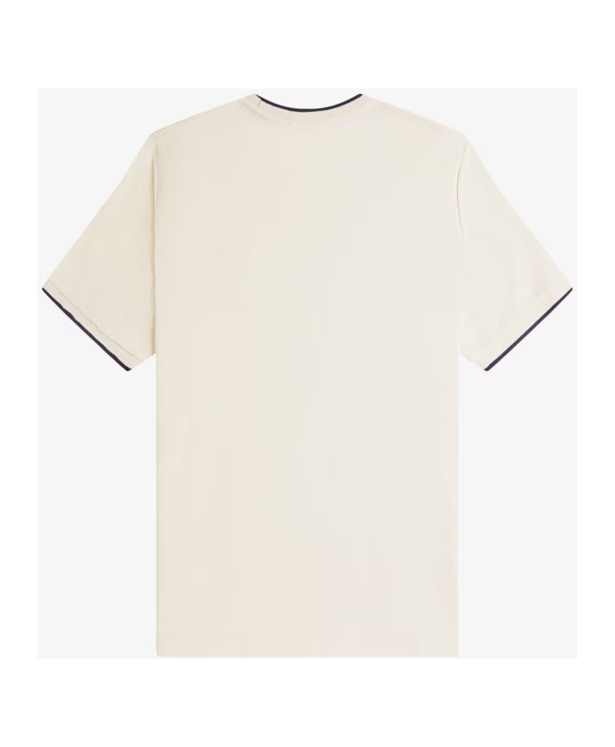 Fred Perry Cotton Piqué T-shirt with Laurel Logo