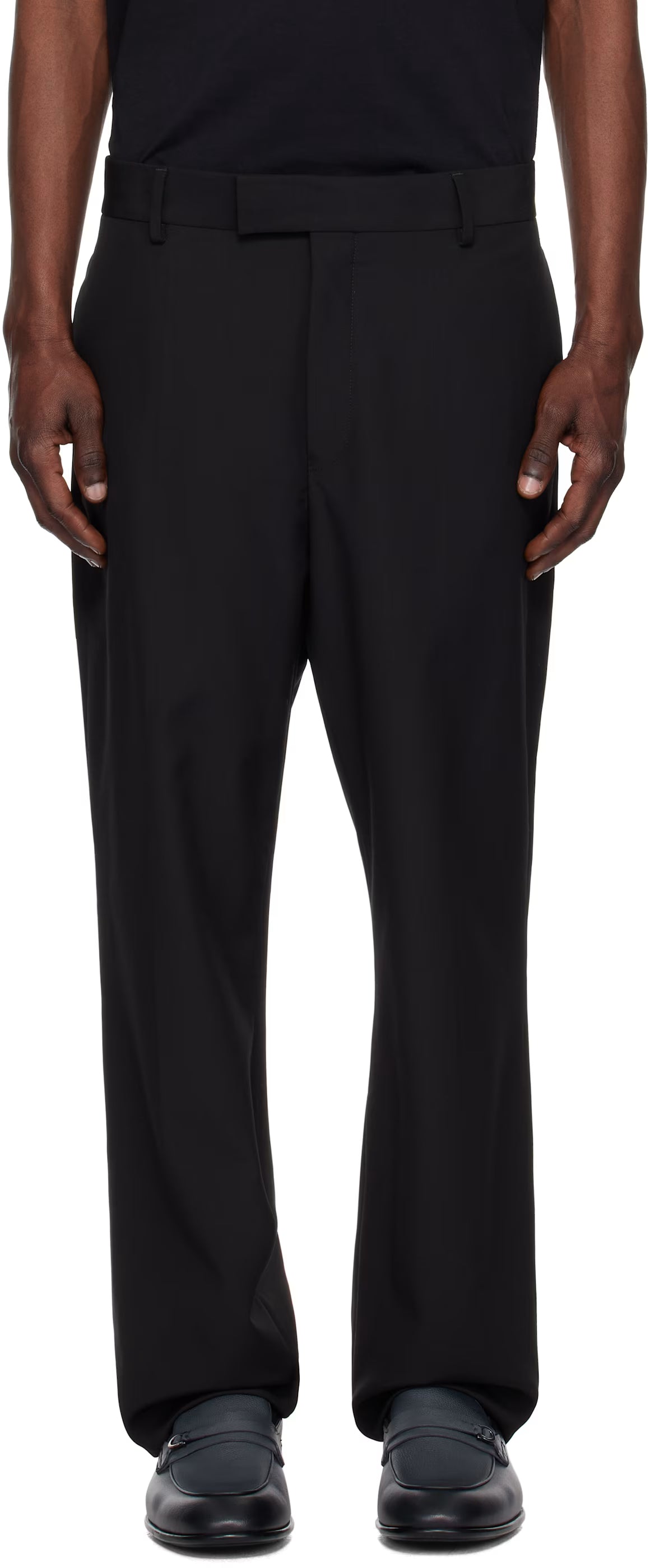 Ferragamo Black Tailored Trousers