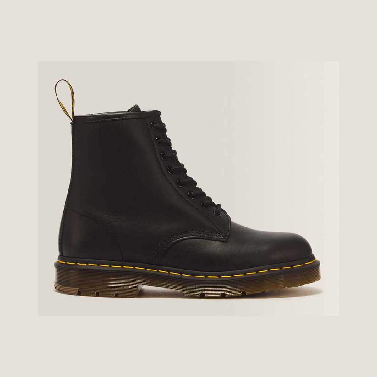 1460 Slip Resistant Leather Lace Up Boots — Black