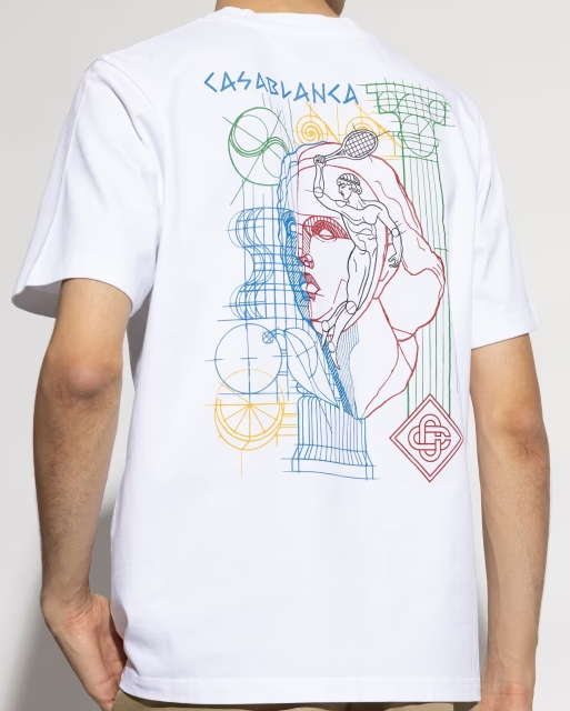 Casablanca Tennis Play In Progress T-Shirt