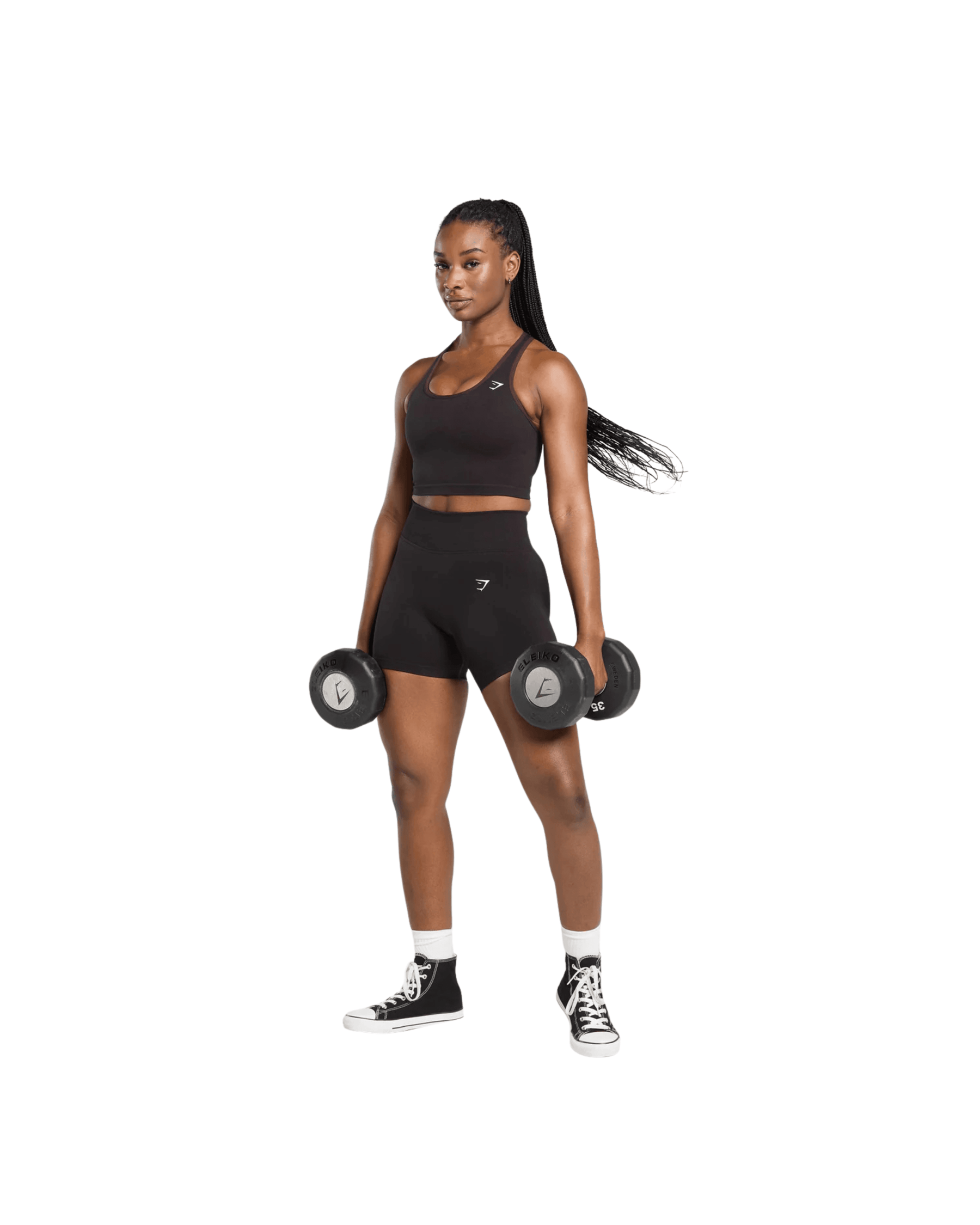 Gymshark Lift Seamless Midi Tank With Shelf Depth Purple