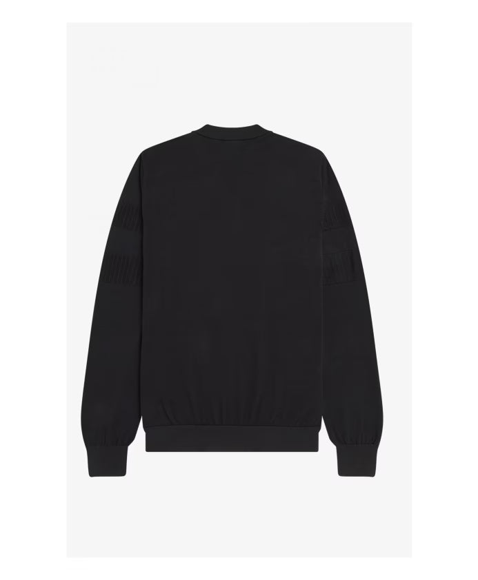Fred Perry Logo Cotton Sweatshirt with Laurel Wreath