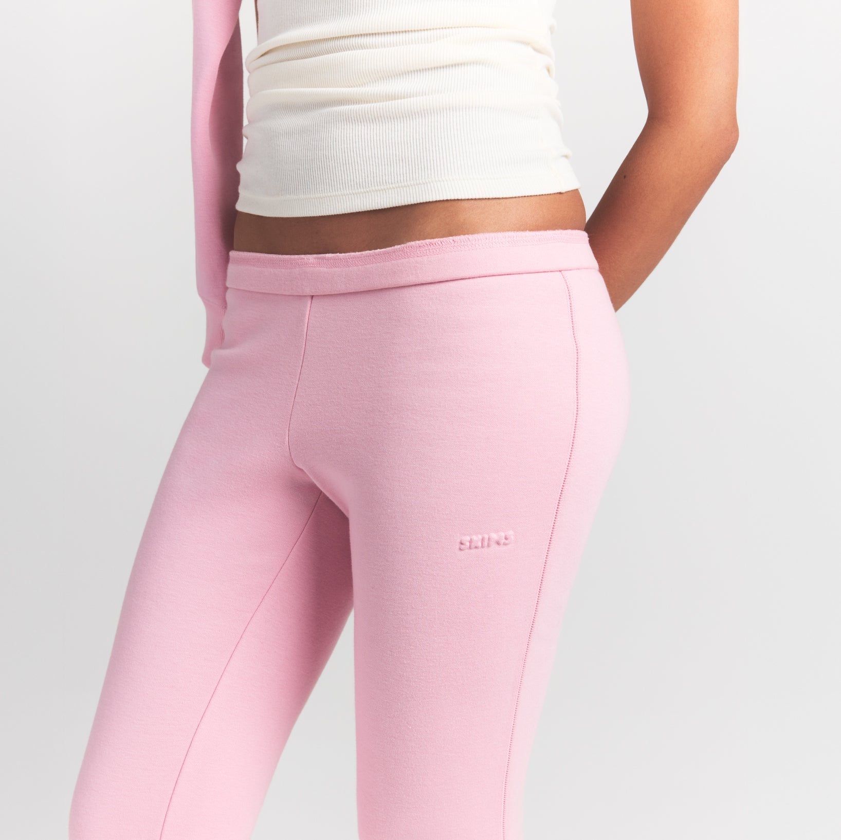 Cotton Fleece Slim Pant
