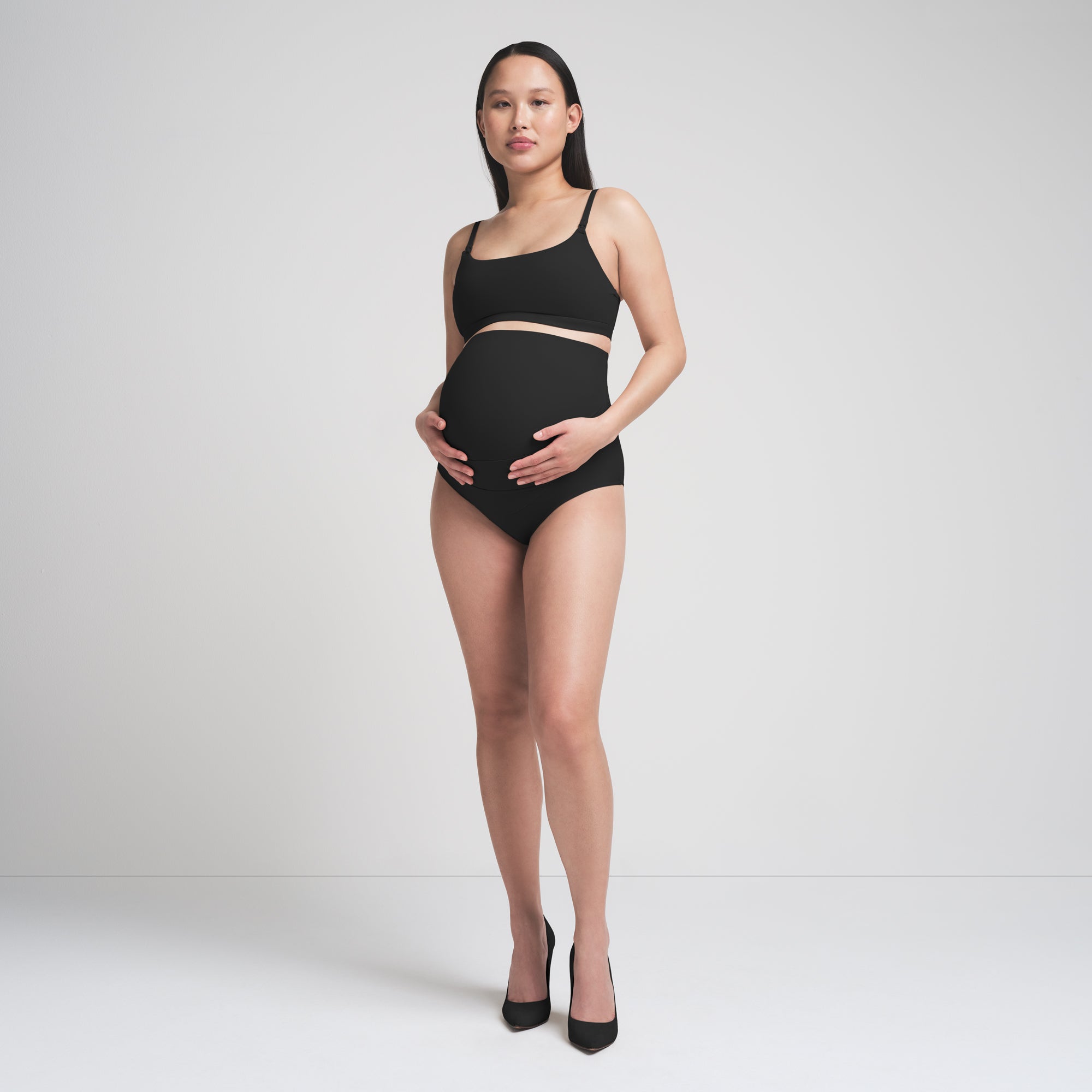 Fits Everybody Maternity Banded High-waisted Brief