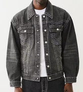 DENIM BIG T JACKET