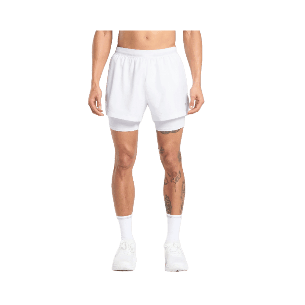 Gymshark Running 2 in 1 Shorts White