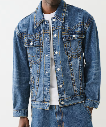DENIM BIG T JACKET