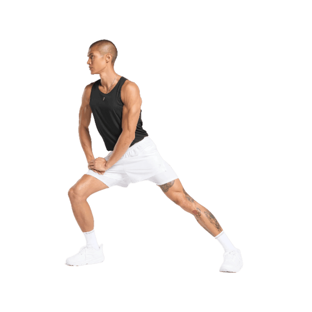 Gymshark Running 2 in 1 Shorts White