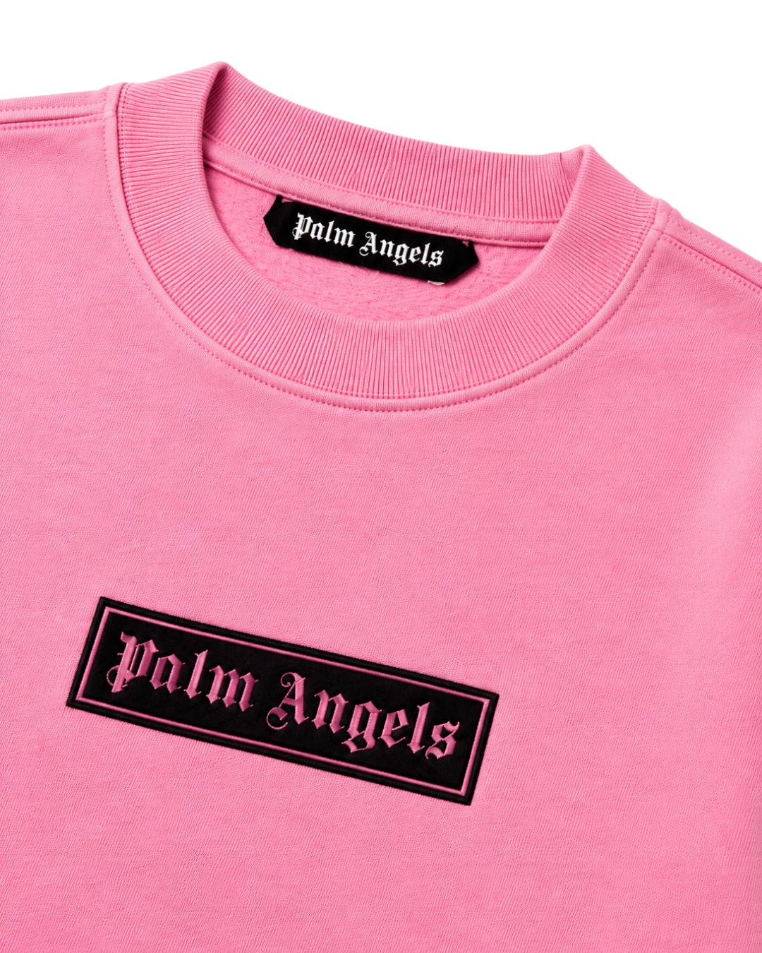 Palm Angels logo-print cotton sweatshirt