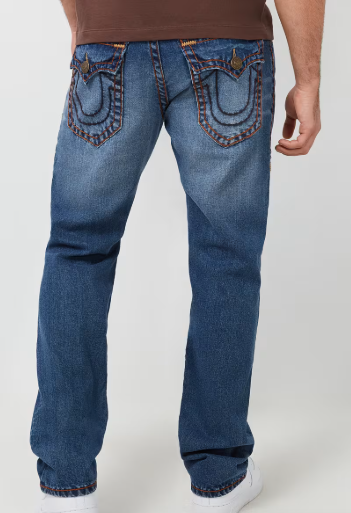 RICKY DISTRESSED SUPER T STRAIGHT JEAN