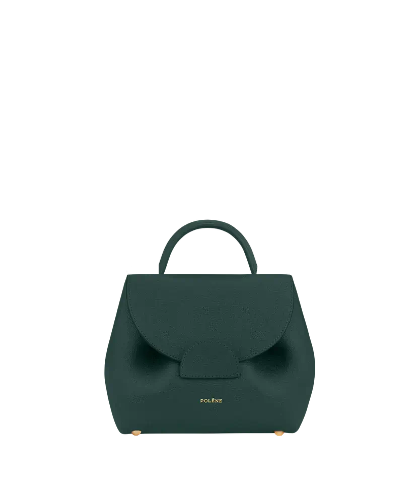 Polene Numéro Un Nano Edition Textured Green - Size: One Size Bags | Shop From The Mirage