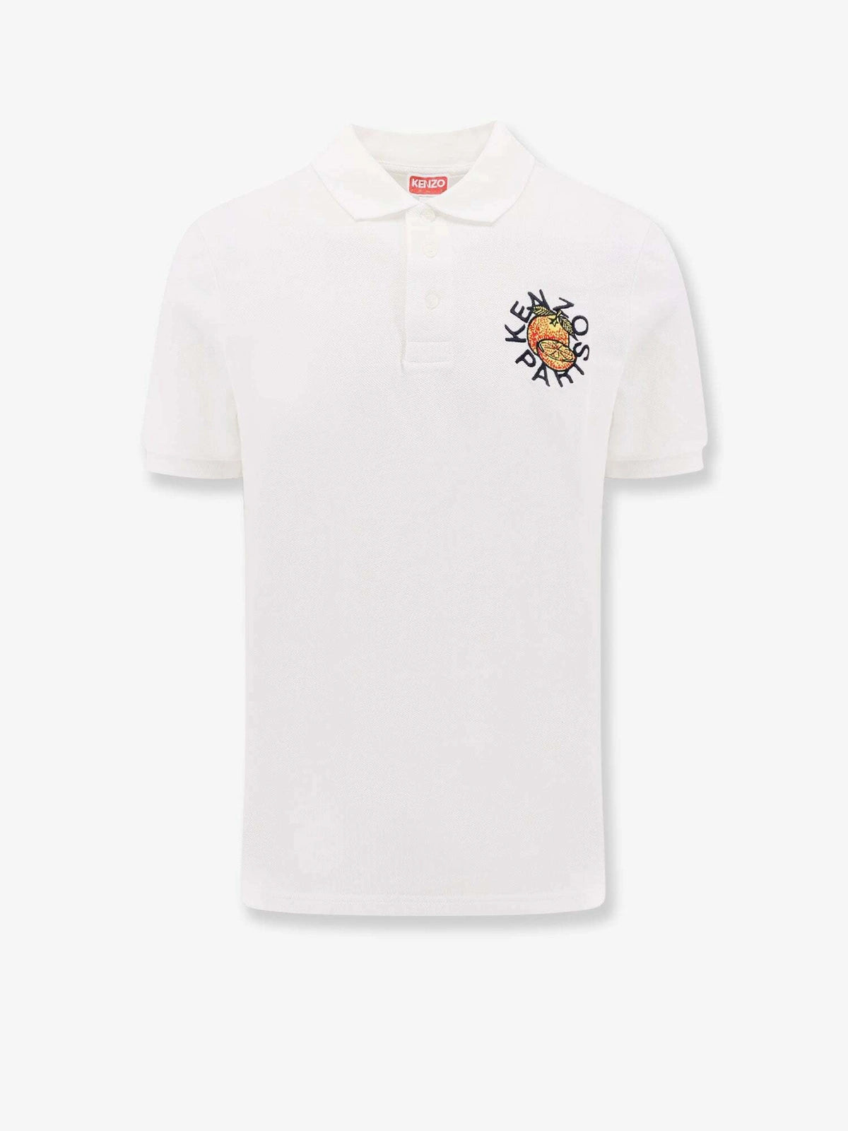 Kenzo Paris Polo Shirt White Mens