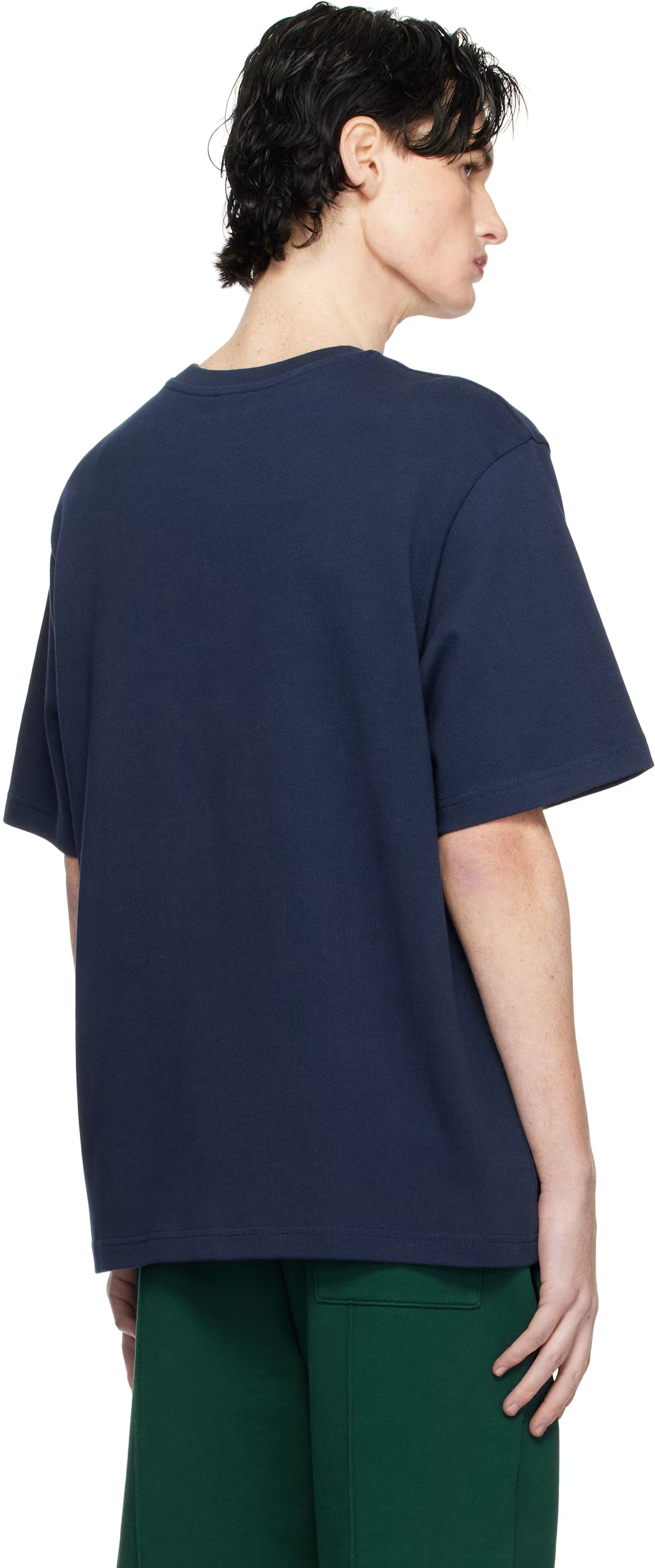 Navy Fibonacci Patch T-shirt