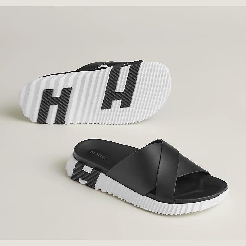 Infra sandal in Noir