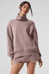 Hazy Mock Neck Pullover