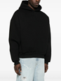 Fear of god 'Eternal' Black Hoodie with Logo Patch on the Hood and Embroidery on the Front in Cotton Blend Man