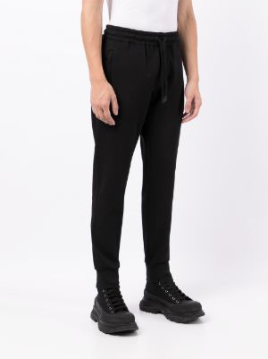 Dolce & Gabbana crest-embroidered track pants