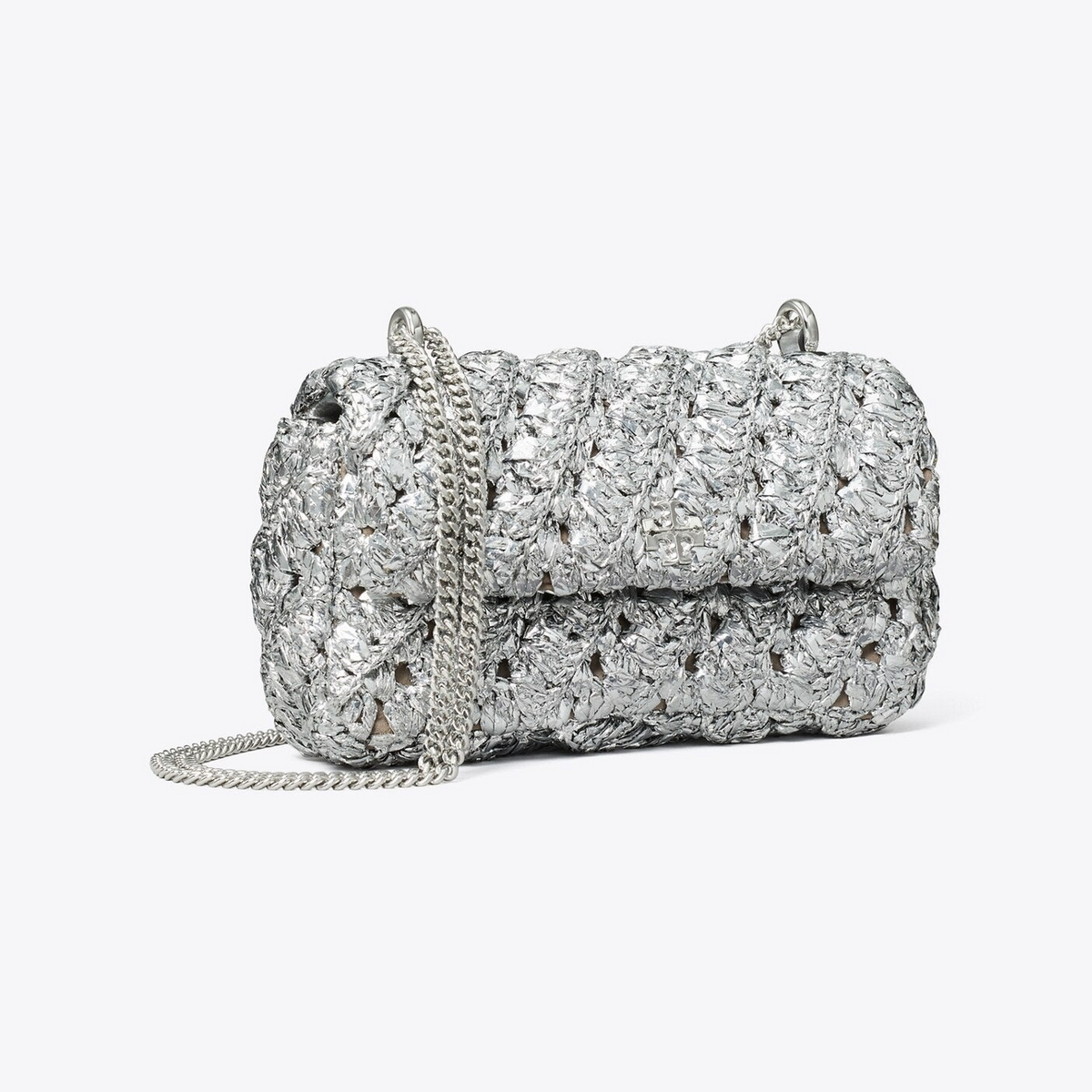 Mini Kira Woven Flap Bag