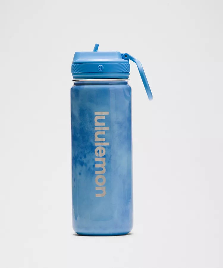 Back to Life Sport Bottle 18oz Straw Lid Print