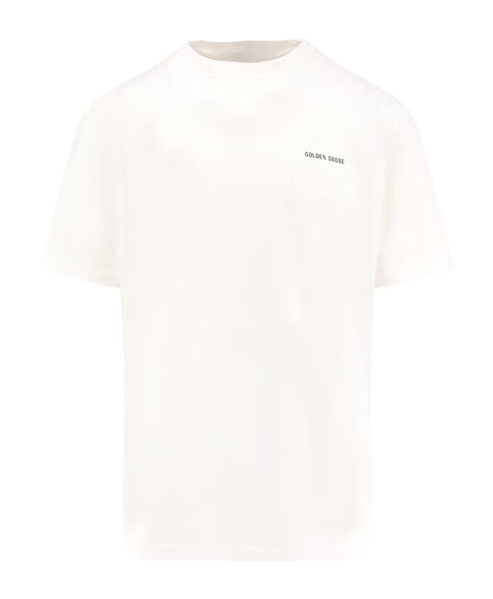 Golden Goose Crew-neck Short Sleeve Logo T-Shirt