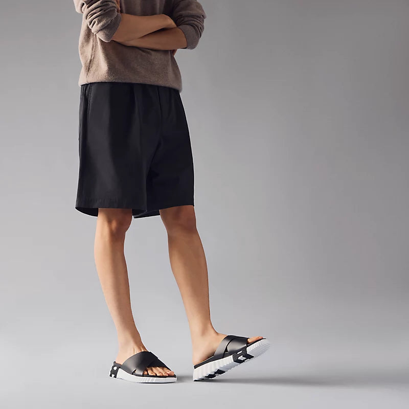 Infra sandal in Noir