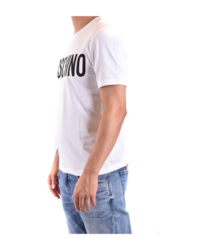 Moschino Logo Printed Crewneck T-shirt