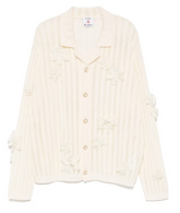 Casablanca Elegant Lace Detail Cotton Shirt