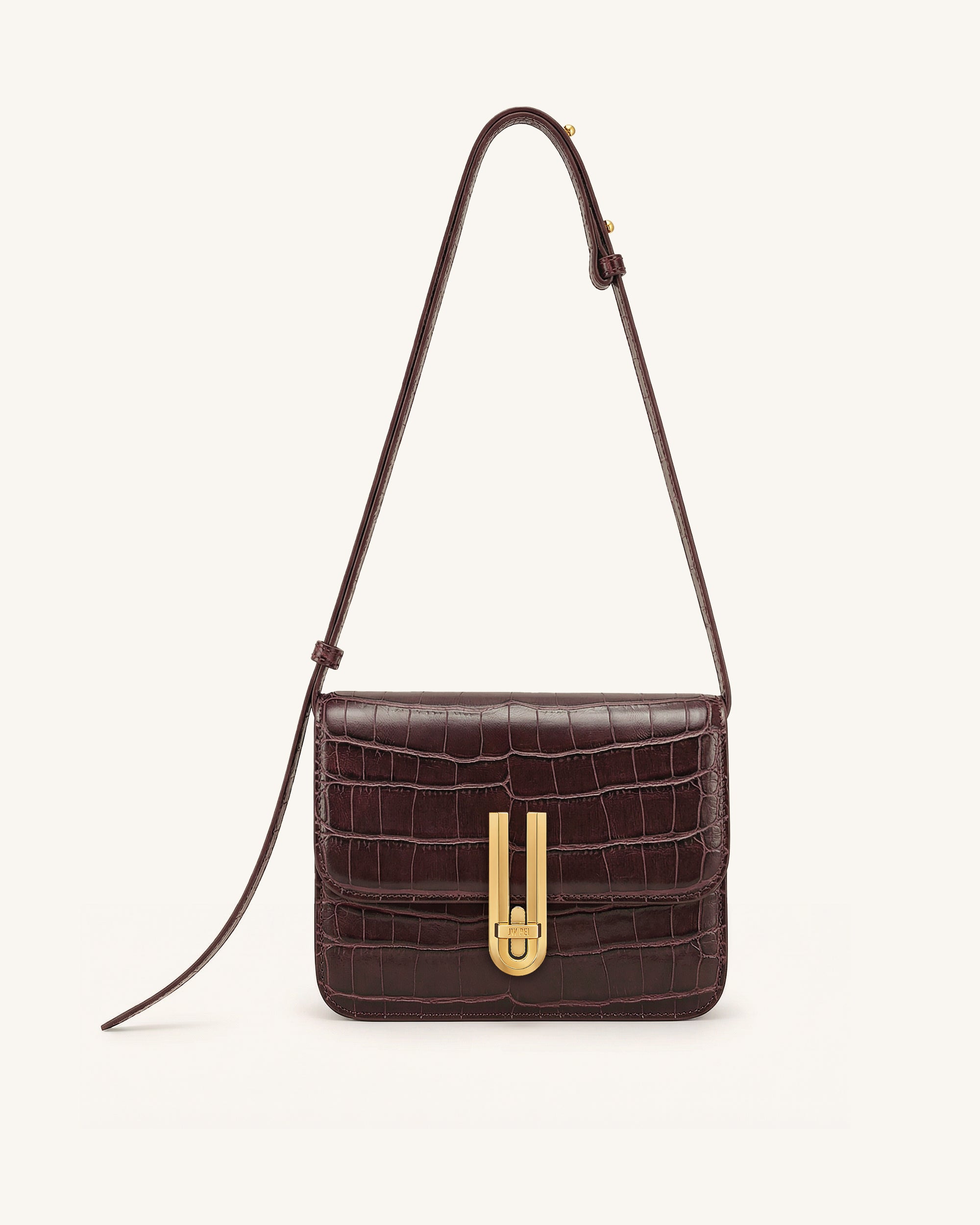 Evania Lock Shoulder Bag - Red