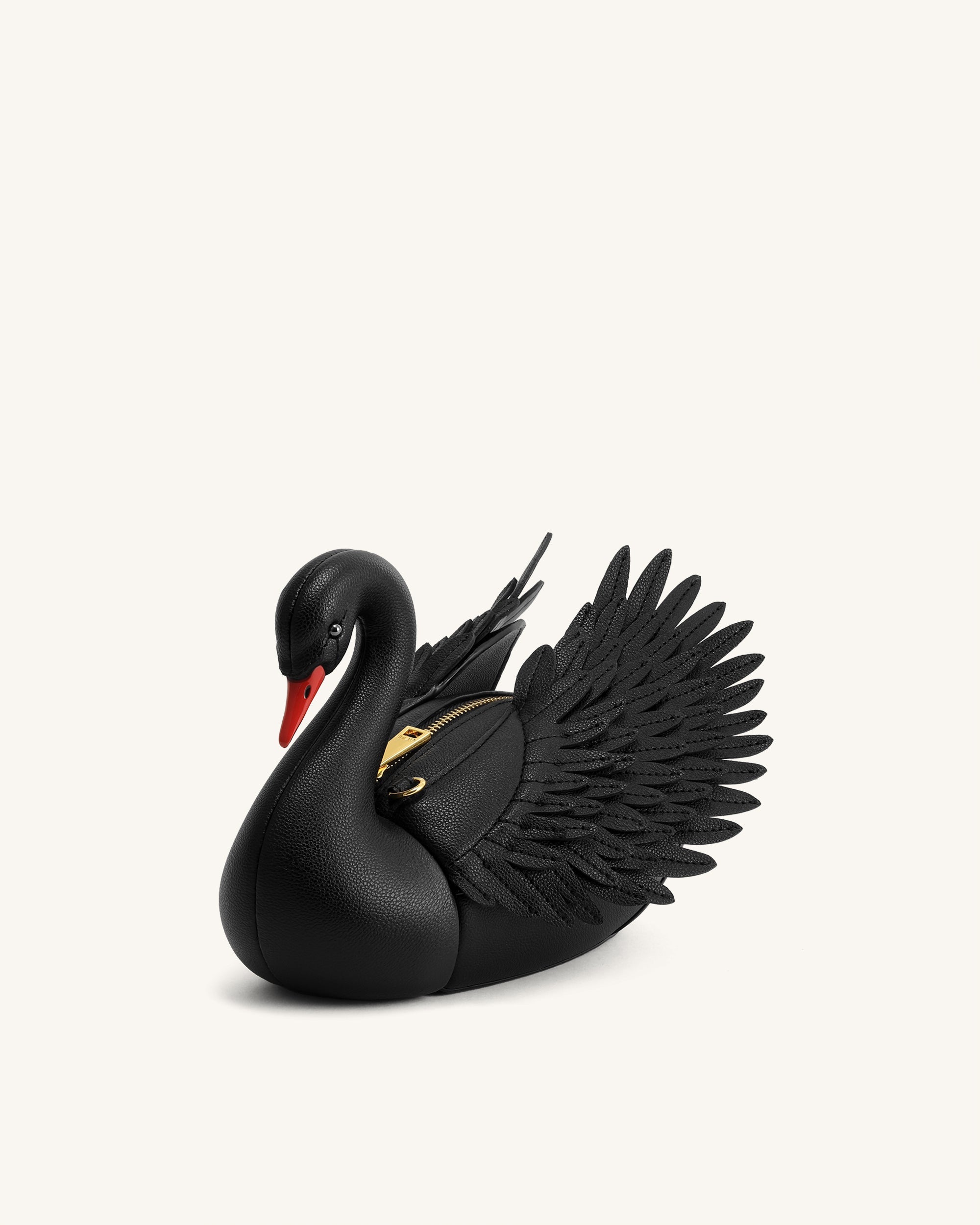 Alani Swan Shaped Crossbody Bag - Gold