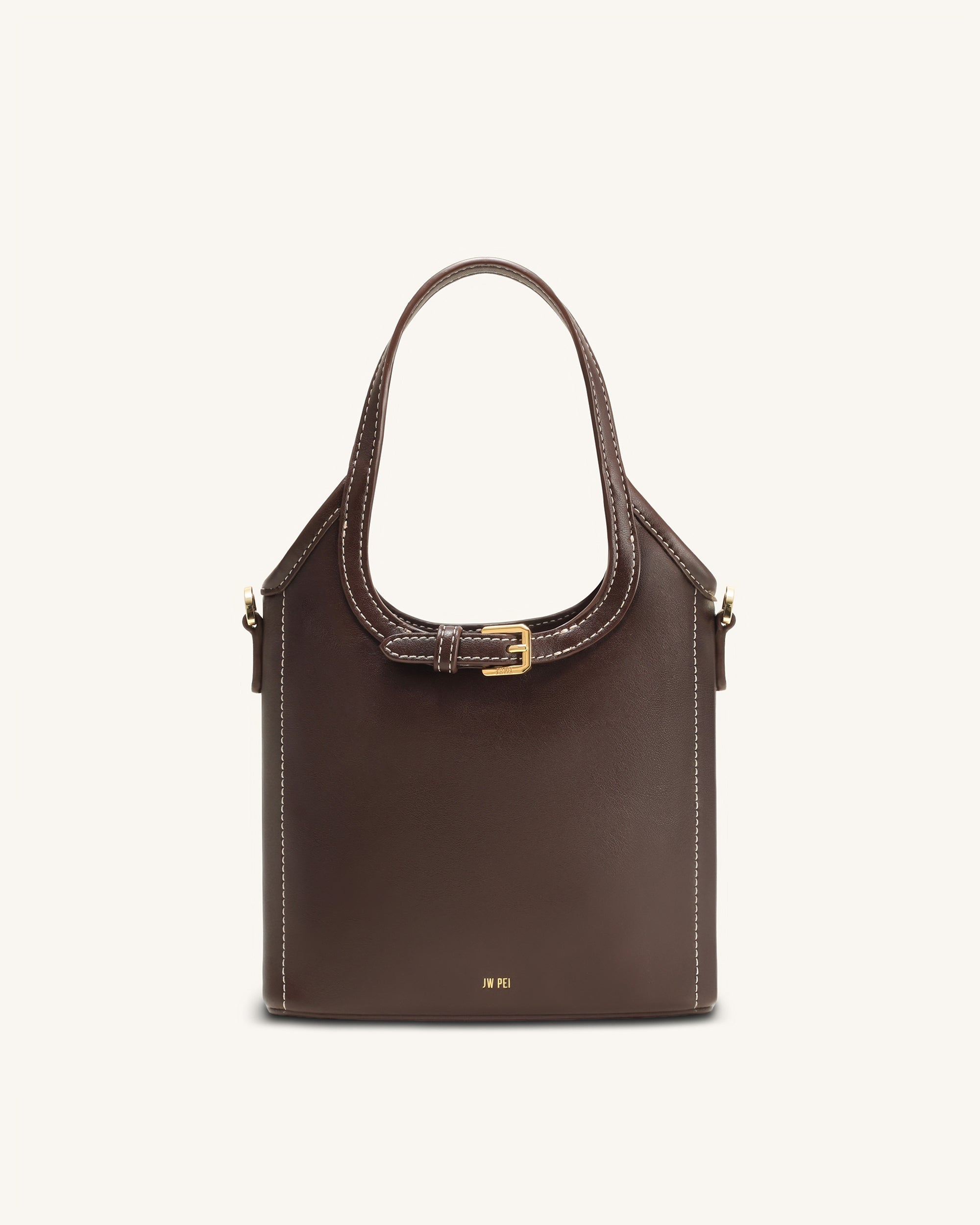 Brooke Mini Belted Embellished Top Handle Bag - Black