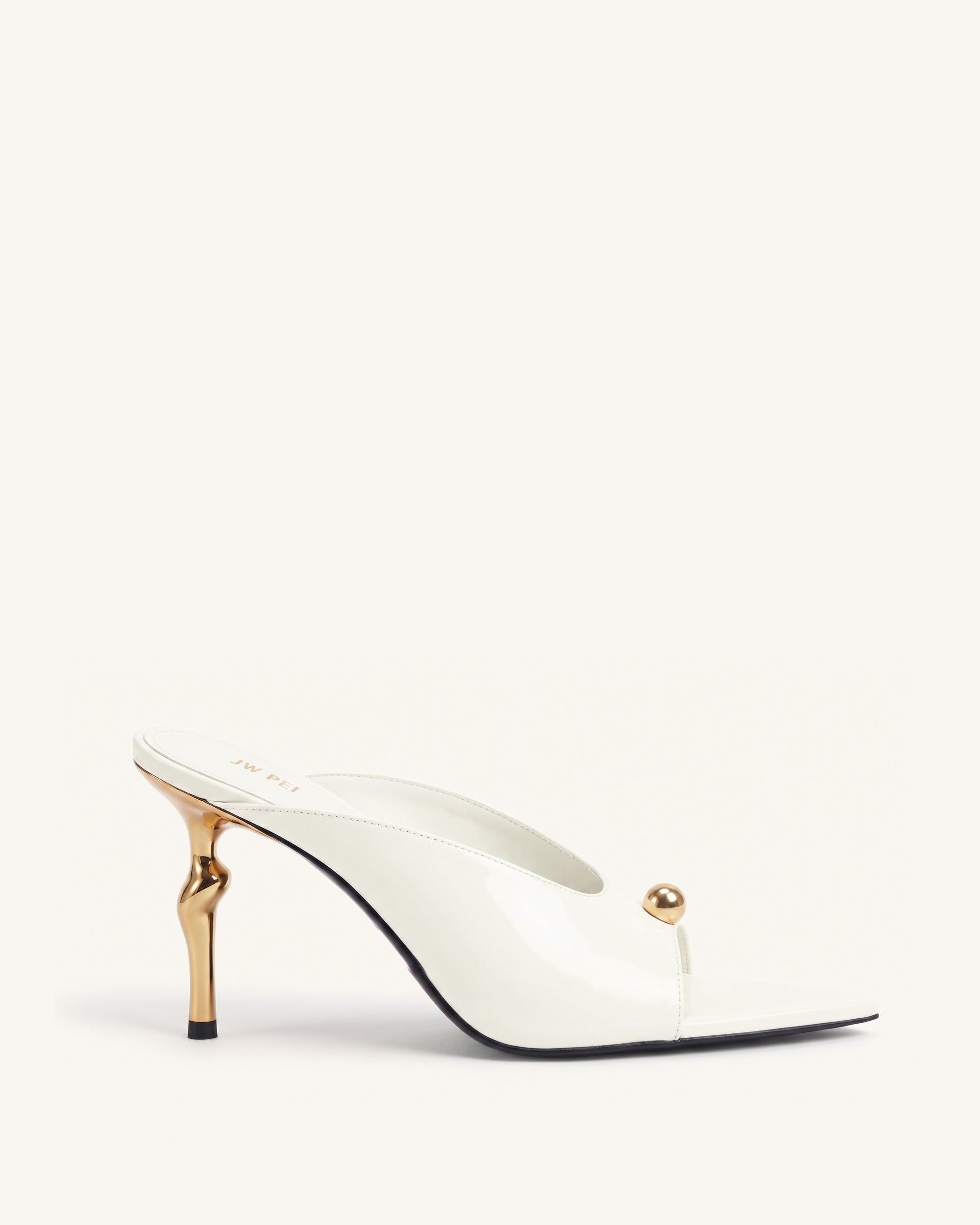 Noemi Pointed-Toe Mule Heels - Burgundy