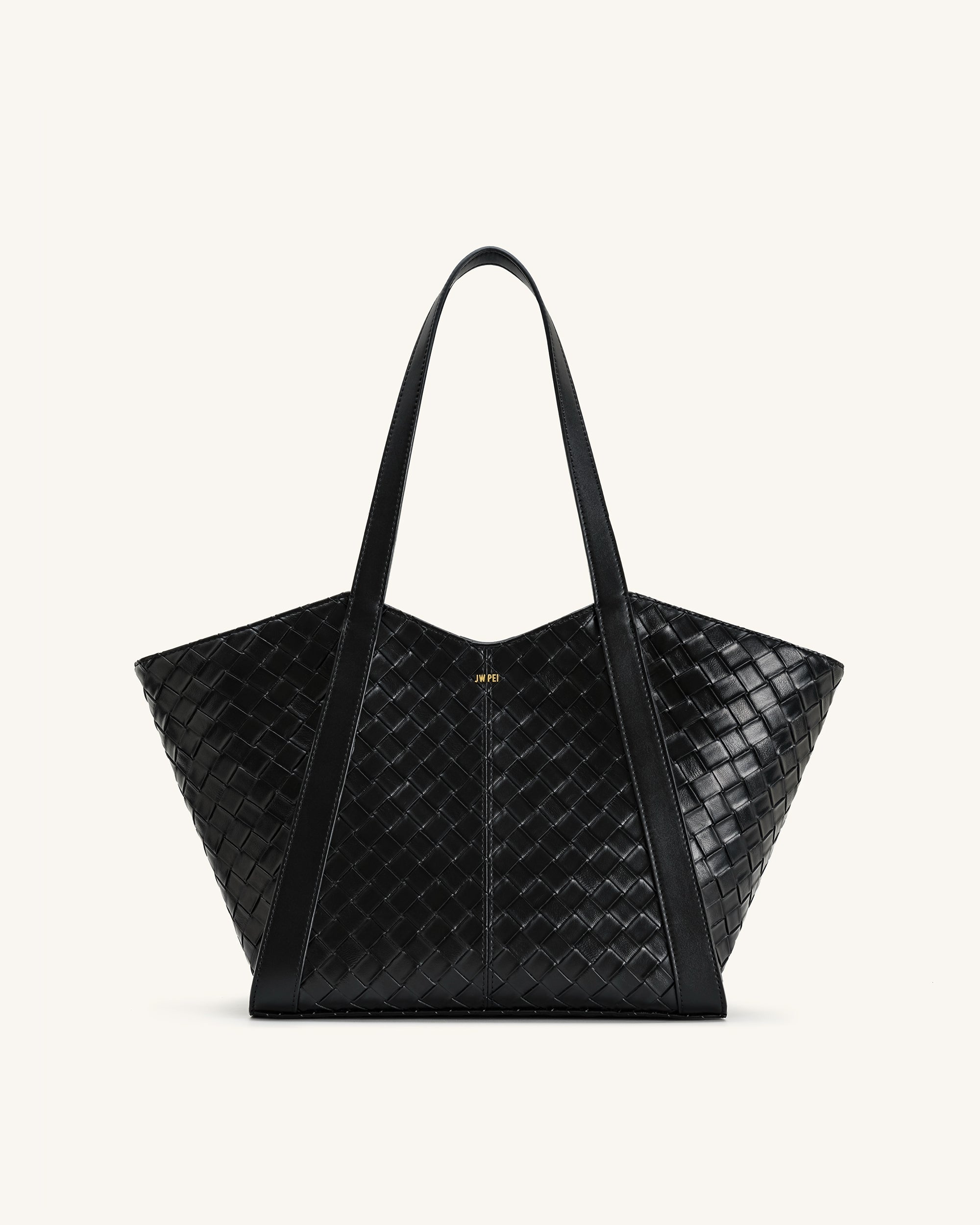 Kiana Large Capacity Weave Texture Tote Bag - Dark Olive