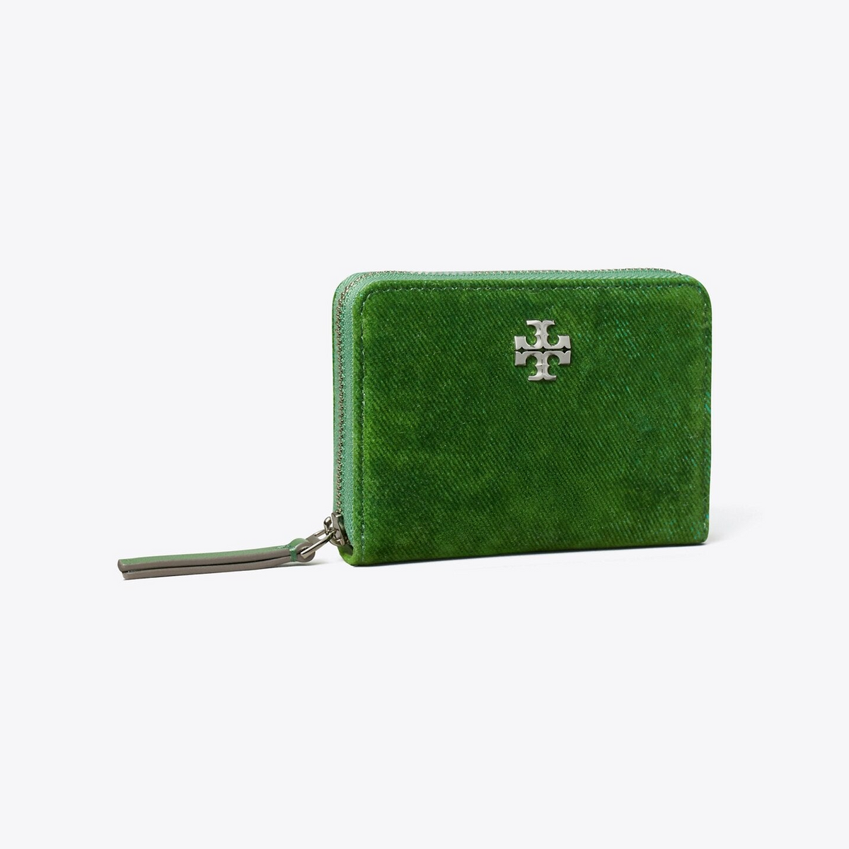 Small Kira Flocked Zip-Around Wallet