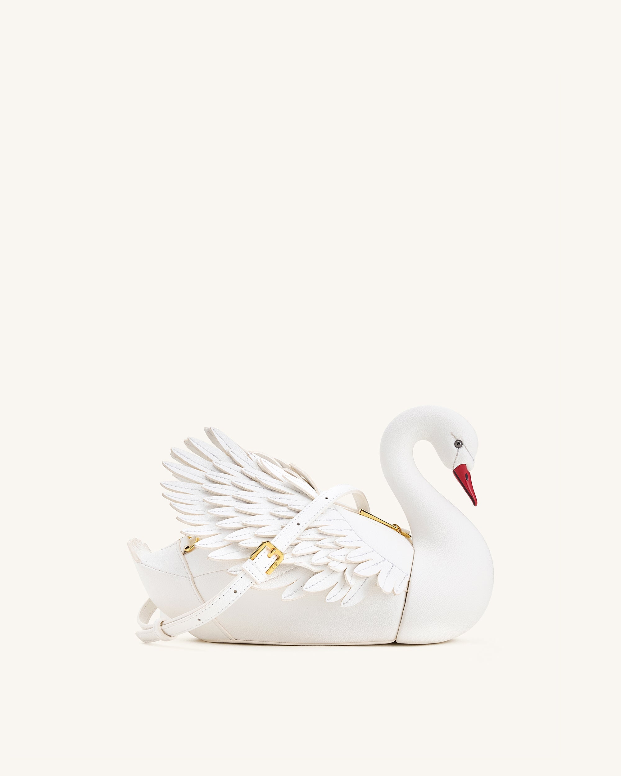 Alani Swan Shaped Crossbody Bag - Gold