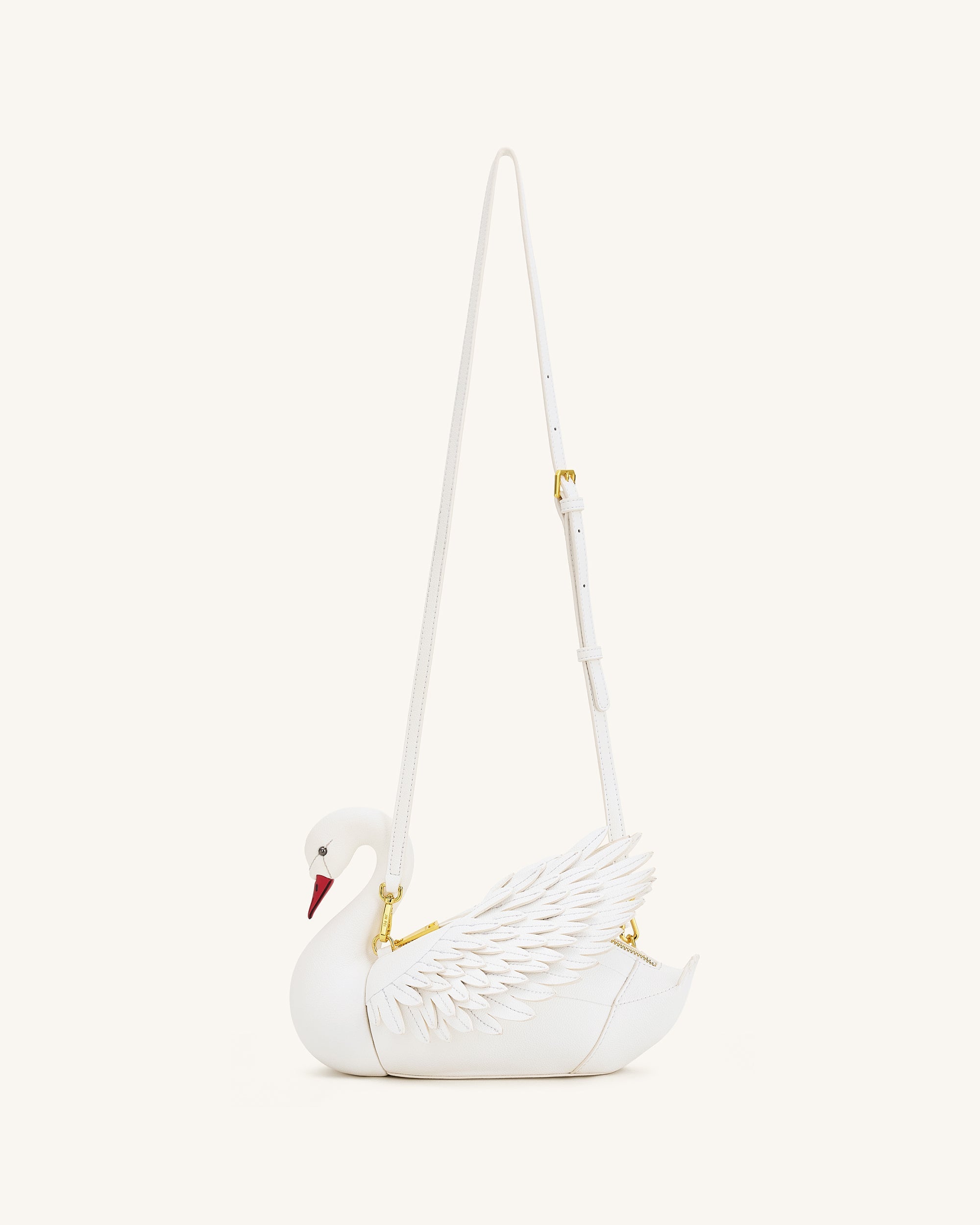 Alani Swan Shaped Crossbody Bag - Gold