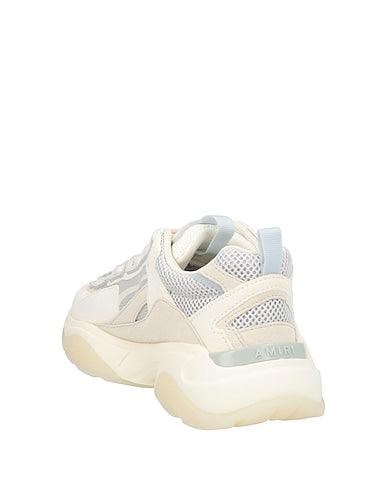 Amiri Chunky White Mesh and Leather Sneakers
