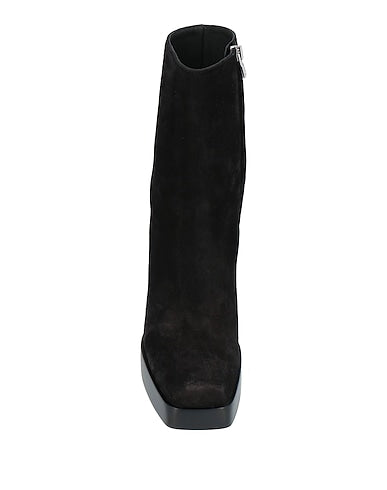 Amiri Black Suede Platform Ankle Boots