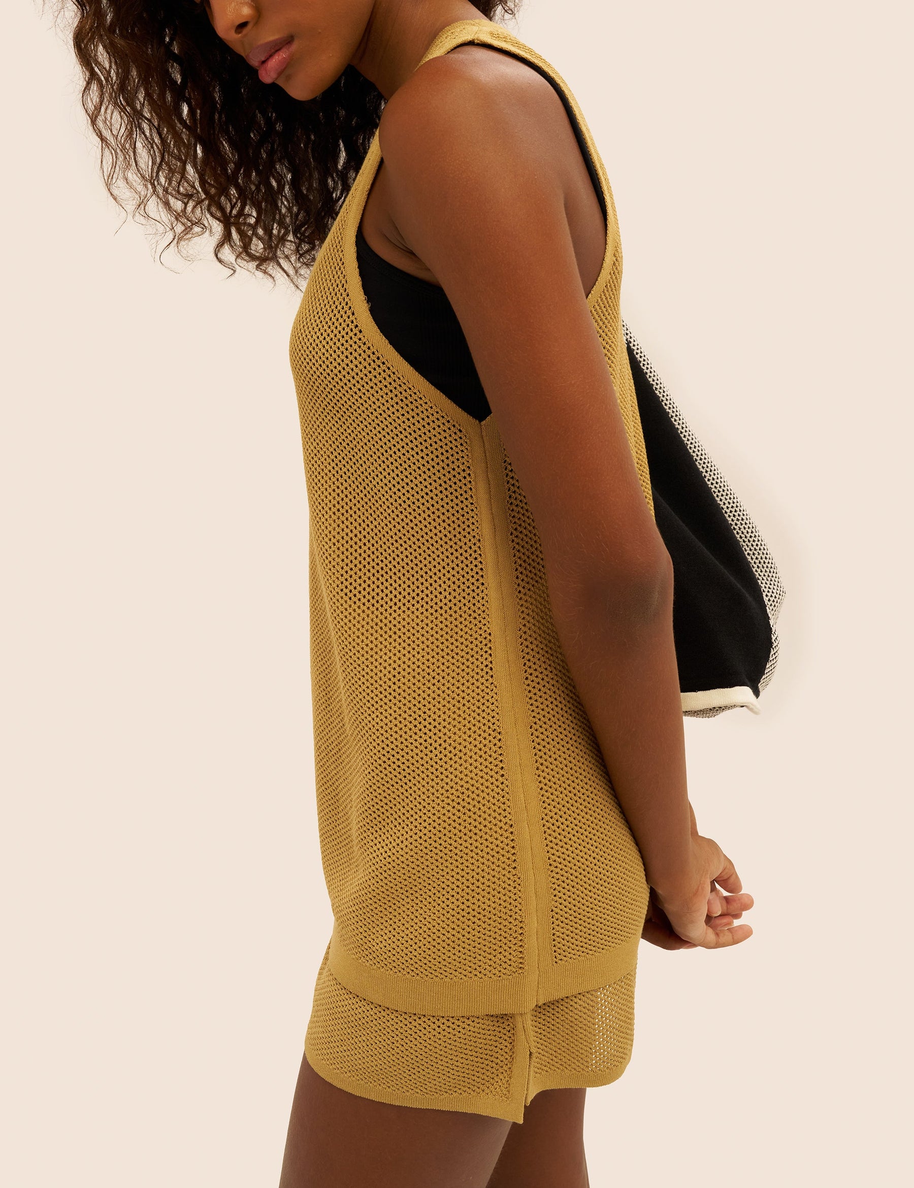 Knitted Mesh Top