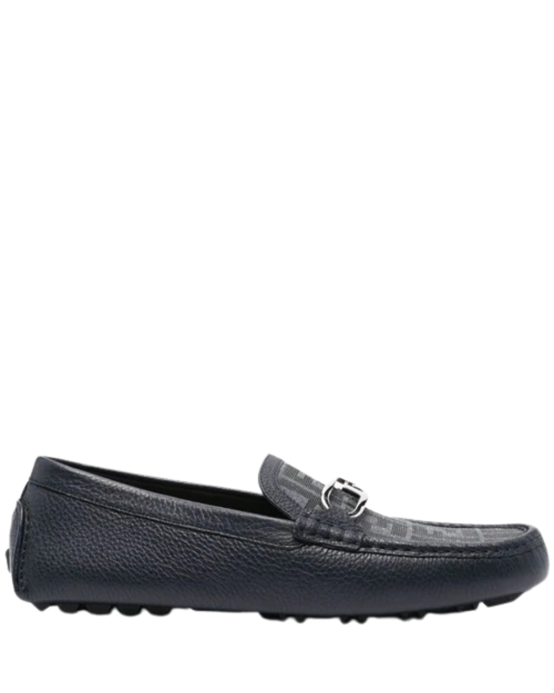 Fendi Monogram Driver Loafers – Black