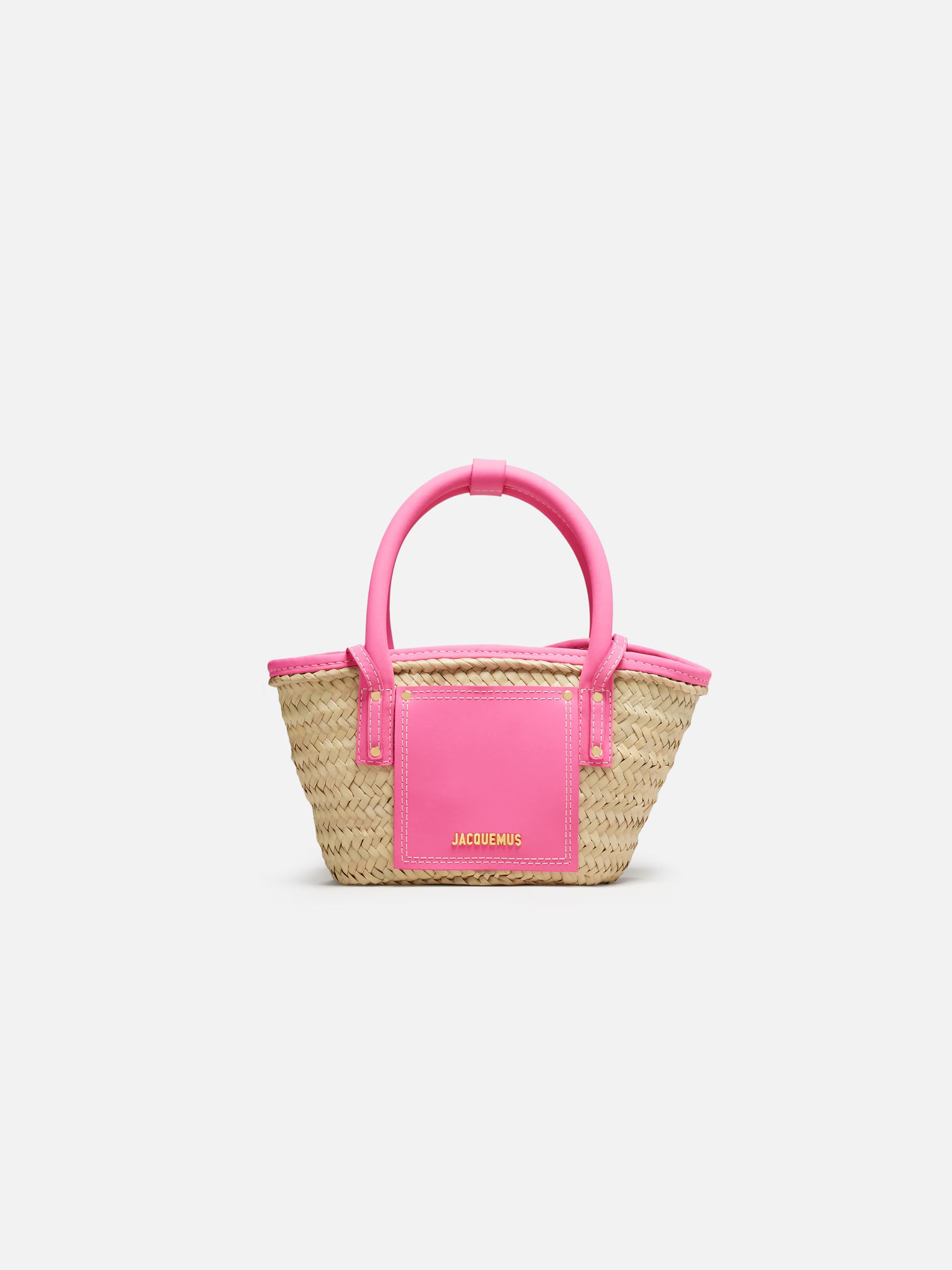 The small Soli basket Mini beach basket bag.