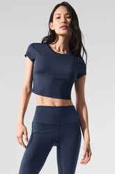 Alosoft Crop Finesse Short Sleeve