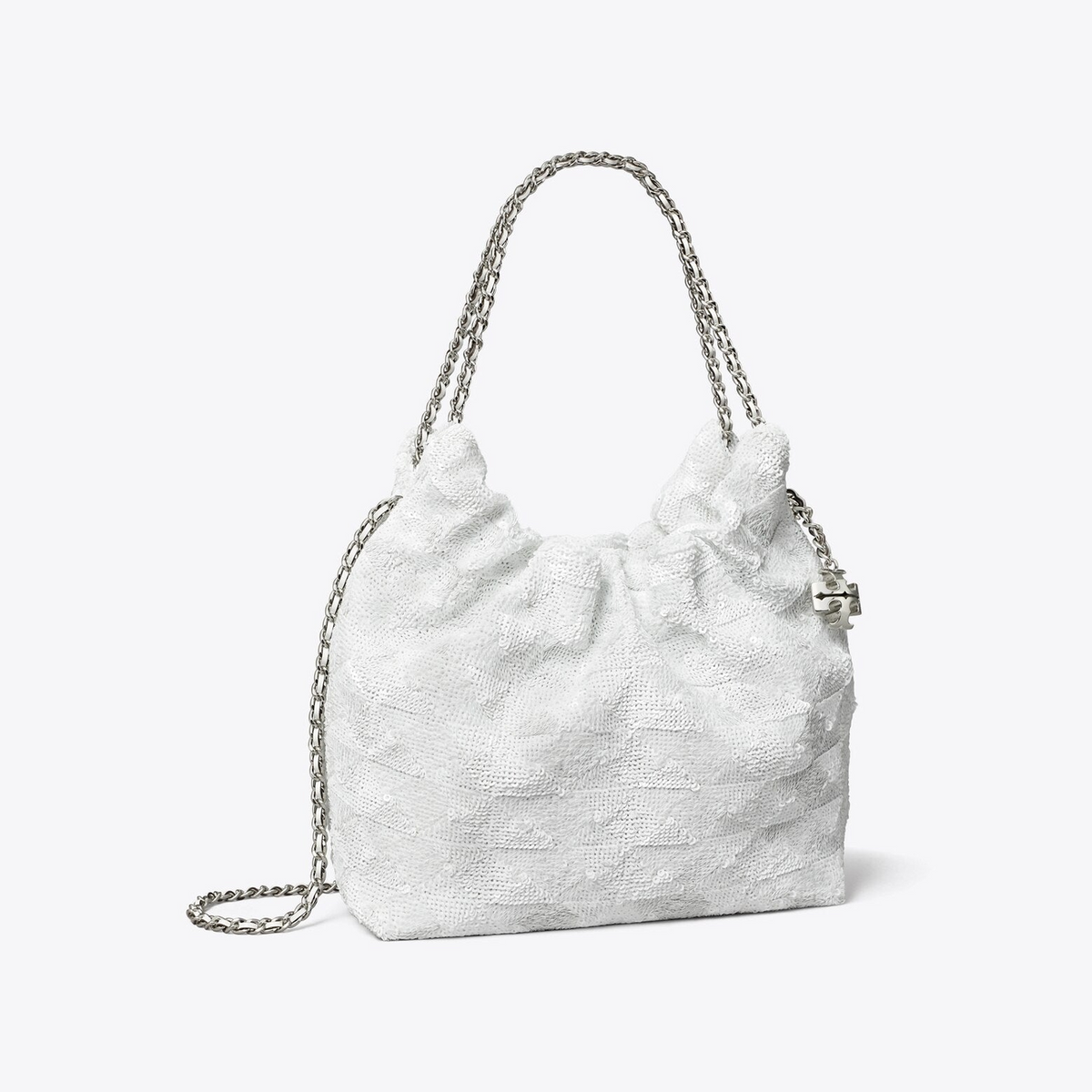 Mini Fleming Sequin Hobo Bag