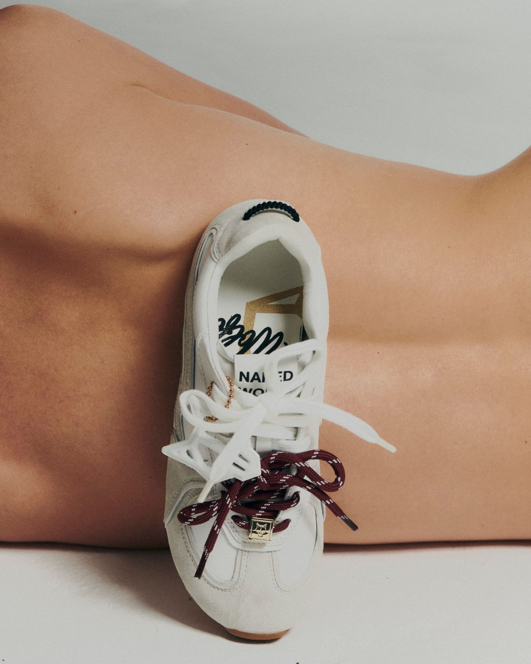 Adored White Suede/Leather