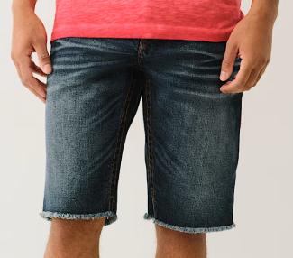 RICKY SUPER T FRAYED SHORT