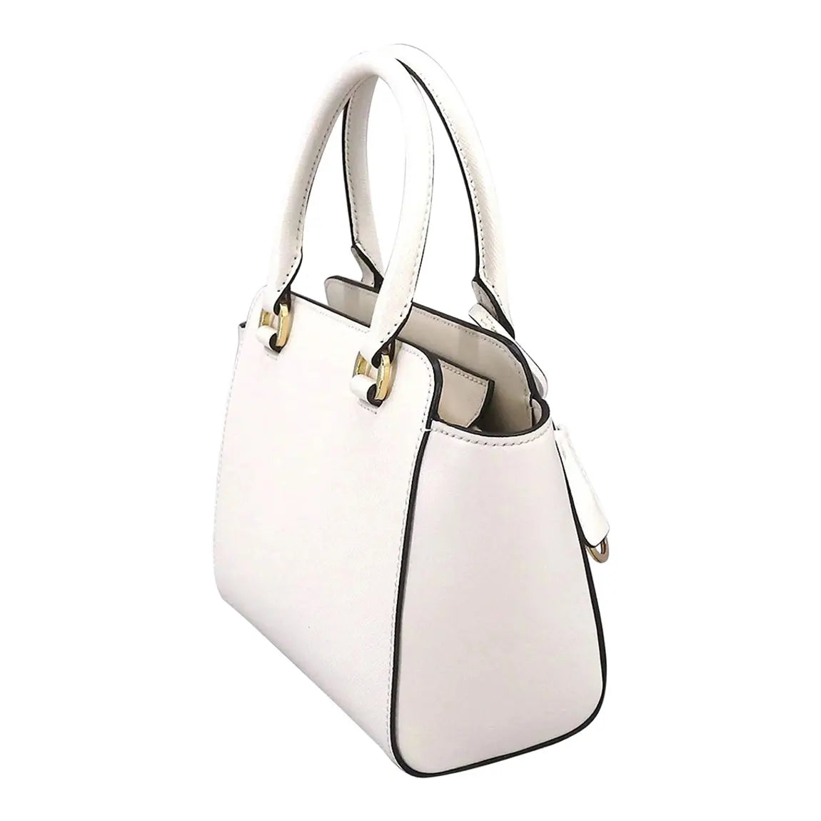 Prada Galleria Mini Saffiano Tote in White
